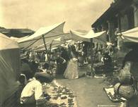Mercado de Amecameca, Estado de México, antes de 1925. ©Instituto Ibero-Americano, Berlín